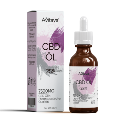 Avitava 25% CBD Öl im Vollspektrum 30 ml