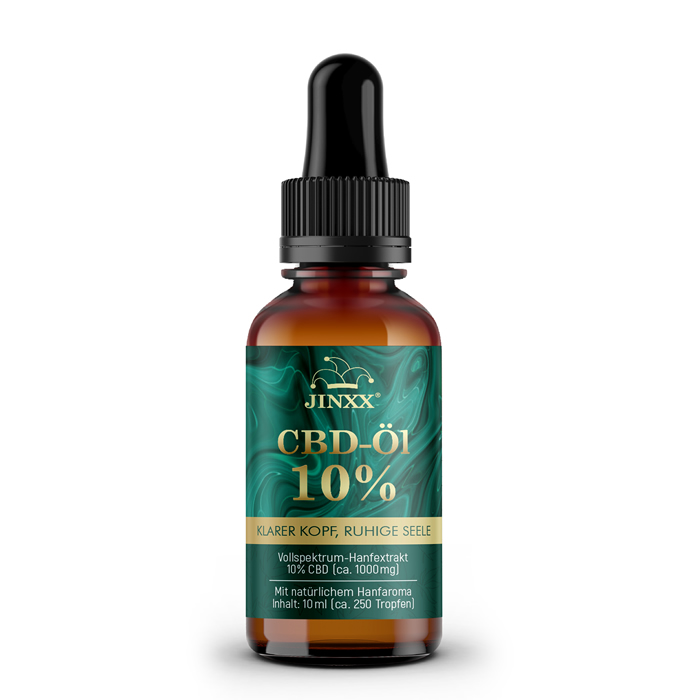 Jinxx® X - CBD-Öl 10 % – Klarer Kopf, ruhige Seele