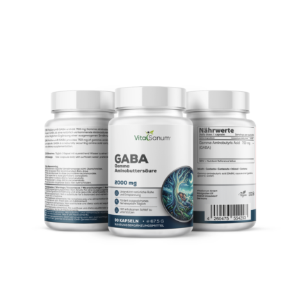 VitaSanum® - GABA 750mg 90 Tabletten - mit Gamma-Aminobuttersäure