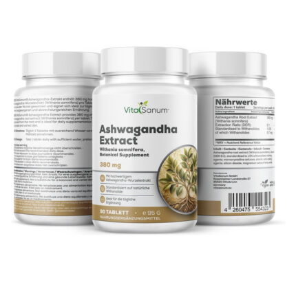 VitaSanum® Ashwagandha-Extrakt – 1 Tablette Tagesportion