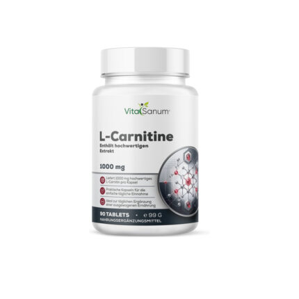 VitaSanum® L-Carnitin – 1 Kapsel Tagesportion mit 1000 mg L-Carnitin