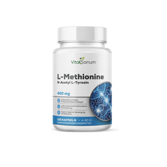 Vita Sanum_L-Methionine_2 VitaSanum® - L-Methionin 400 mg 100 Kapseln