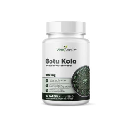 VitaSanum® - Gotu Kola (Centella asiatica) (Indischer Wassernabel) 500 mg 90 Kapseln