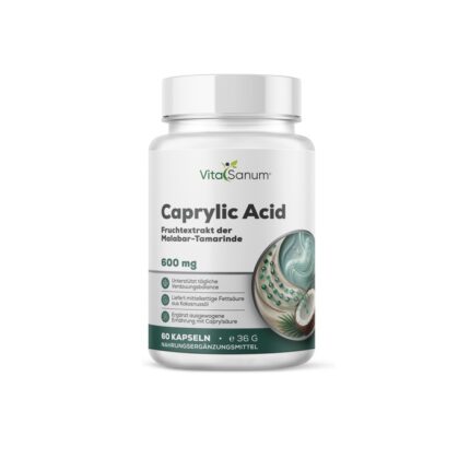 VitaSanum® – Caprylsäure (Octansäure) – 600 mg – 60 Softgelkapseln