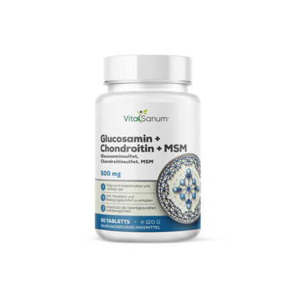 VitaSanum® - Glucosamin + Chondroitin + MSM 1500 mg 90 Tabletten