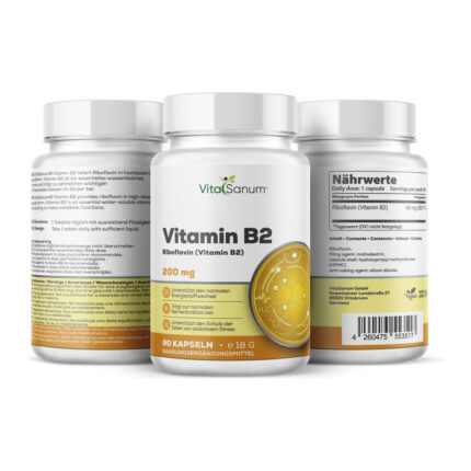 VitaSanum® - Vitamin B2 (Riboflavin) 40 mg 200 Tabletten
