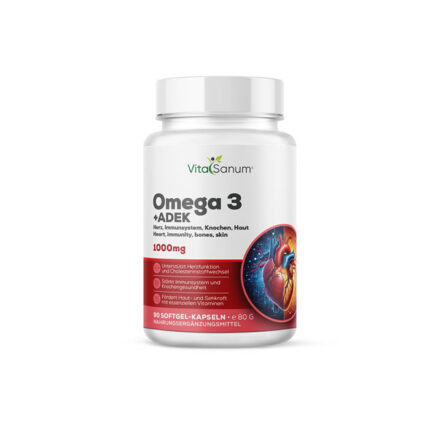 VitaSanum® - Omega 3 + ADEK 1000 mg 90 Kapseln