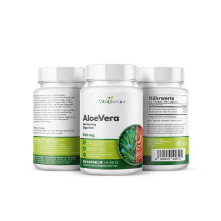VitaSanum® – Aloe Vera Extrakt 1000 mg – 90 Kapseln