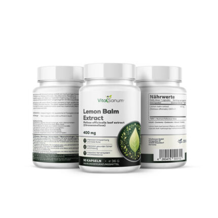 VitaSanum® - Zitronenmelisse (Melissa officinalis) 400 mg 90 Kapseln