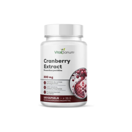 VitaSanum® - Cranberry (Vaccinium Macrocarpon) 300 mg 120 Kapseln