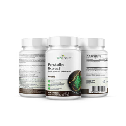 VitaSanum® - Forskolin (Indische Buntnessel) (Coleus Forskohlii) 400 mg 60 Kapseln