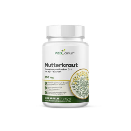 VitaSanum® Mutterkraut (Tanacetum parthenium) 500 mg – 100 Kapseln