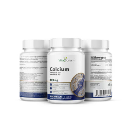VitaSanum® - Calcium + Vitamin D3 + Vitamin K2 - 90 Tabletten