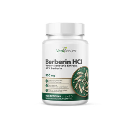 VitaSanum® - Berberin HCL (Hydrochlorid) 500 mg 90 Kapseln