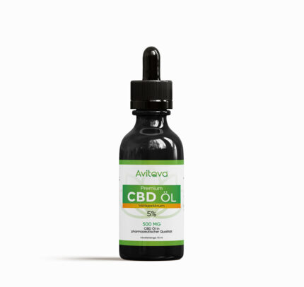 Avitava 5 % CBD Premium Vollspektrum Öl 10 ml