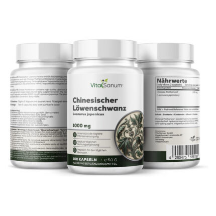 VitaSanum® – Chinesischer Löwenschwanz (Leonurus japonicus) – 1000 mg Tagesportion