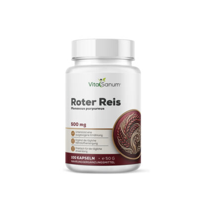 VitaSanum® Rotschimmelreis (Monascus purpureus) 500 mg pro Tagesportion