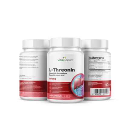 VitaSanum® L-Threonin 2000 mg – 100 Kapseln