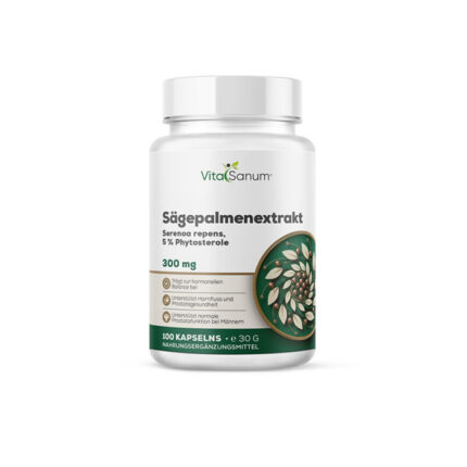 VitaSanum® Sägepalmenextrakt 300 mg – Serenoa repens · 5 % Phytosterole