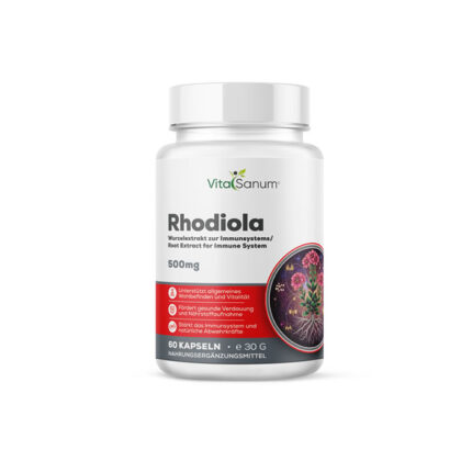 VitaSanum® Rhodiola rosea 500 mg – 60 Kapseln