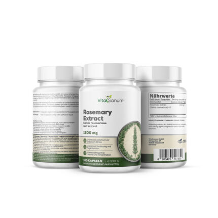 VitaSanum®- Rosmarin (Salvia rosmarinus) 1000 mg 100 Kapseln