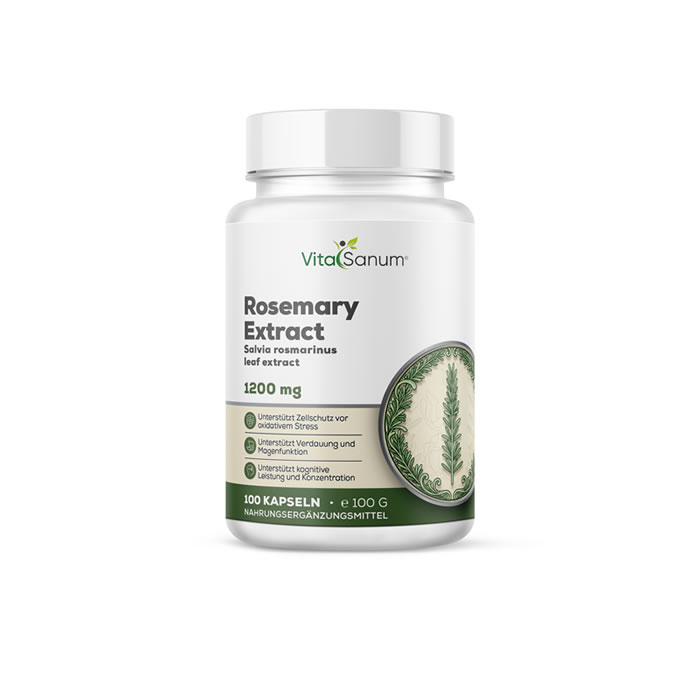 VitaSanum®- Rosmarin (Salvia rosmarinus) 1000 mg 100 Kapseln VitaSanum®- Rosmarin (Salvia rosmarinus) 1000 mg 100 Kapseln