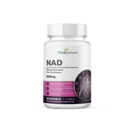 VitaSanum®- NAD (Nicotinamide Adenine Dinucleotide) 1000 mg 60 kapseln