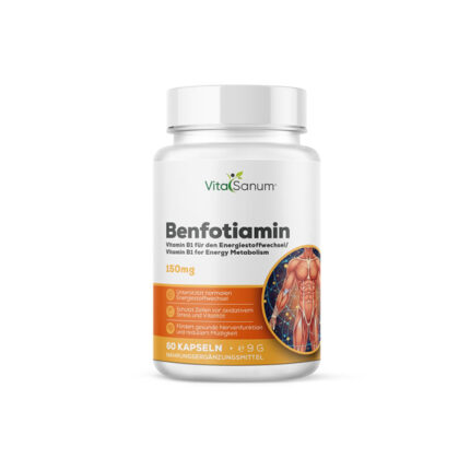 VitaSanum® Benfotiamin 150 mg – 60 Kapseln
