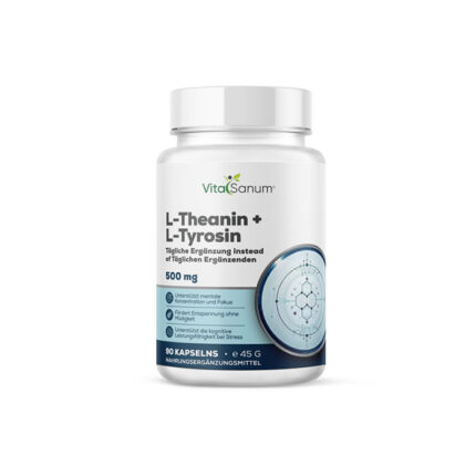 VitaSanum®- L-Theanine + L-Tyrosine 500 mg 90 Kapseln