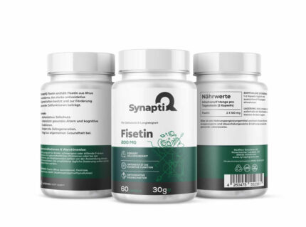 SynaptiQ® Fisetin – Hochwertiges Polyphenol aus der Natur 100 mg 60 Kapseln