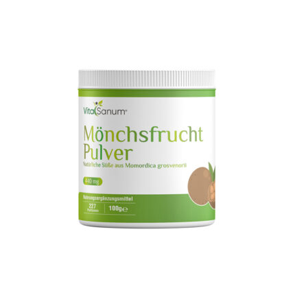 VitaSanum® Mönchsfrucht Pulver – Natürliche Süße aus Momordica grosvenorii