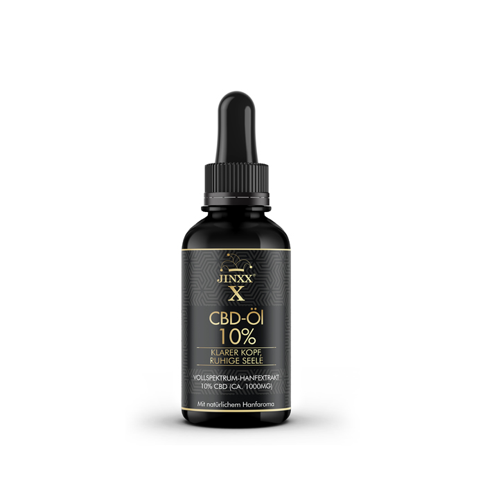 Jinxx® X - CBD-Öl 10 % – Klarer Kopf, ruhige Seele
