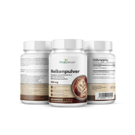 VitaSanum®- Nelkenpulver – 500 mg – 100 Kapseln