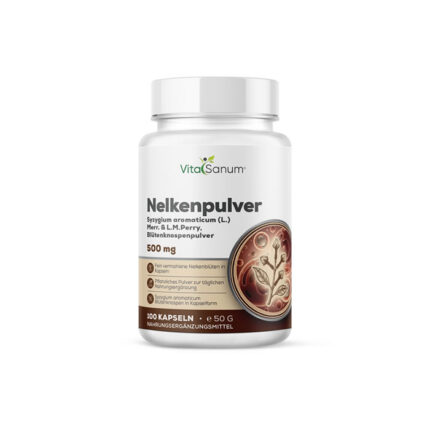 VitaSanum®- Nelkenpulver – 500 mg – 100 Kapseln