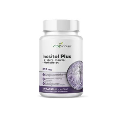 VitaSanum® Inositol Plus – 2542 mg Tagesportion – 120 Kapseln