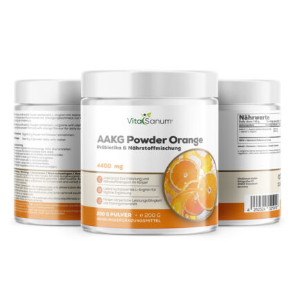 VitaSanum® AAKG Powder Orange – 4400 mg Tagesportion – 200 g