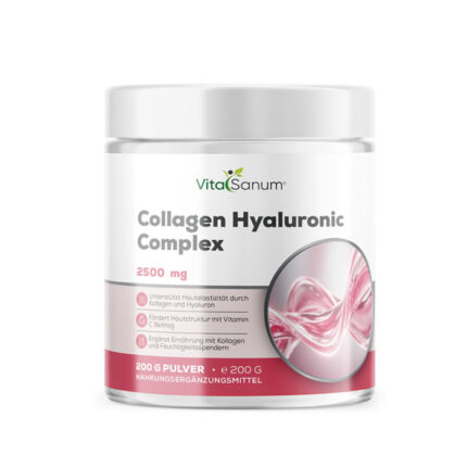 VitaSanum® Collagen Hyaluronic Complex – 2500 mg Tagesportion – 200 g