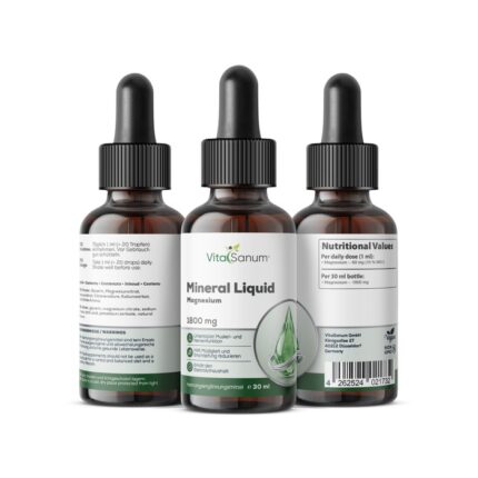 VitaSanum® Mineral Liquid Magnesium 60 mg pro Tagesportion – 30 ml