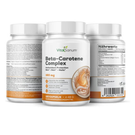 VitaSanum® Beta-Carotin Komplex – 1 Kapsel Tagesportion