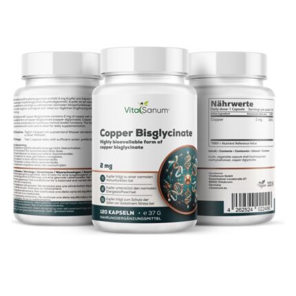 VitaSanum® Kupferbisglycinat – 1 Kapsel Tagesportion
