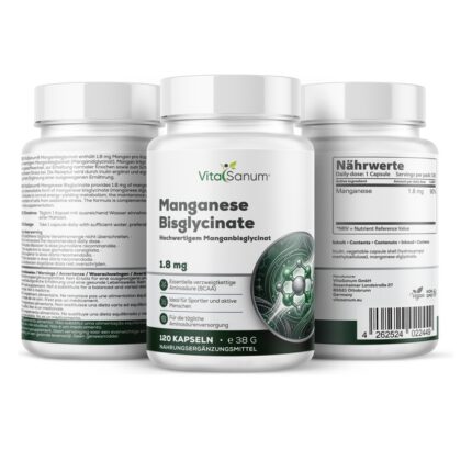 VitaSanum® Manganbisglycinat 1,8 mg – 120 Kapseln