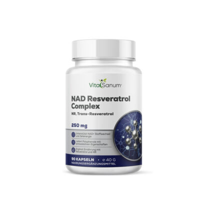 VitaSanum® NAD Resveratrol Complex – 90 Kapseln