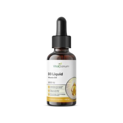 VitaSanum® D3 Liquid Vitamin D3 25 µg (1000 I.E.) pro Tropfen – 30 ml
